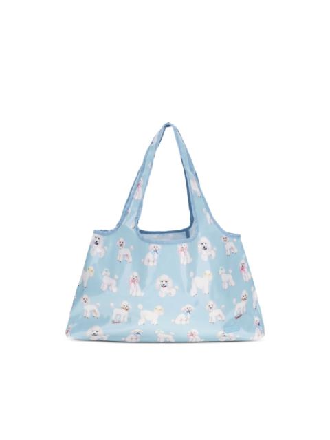 FIORUCCI poodle-print tote bag