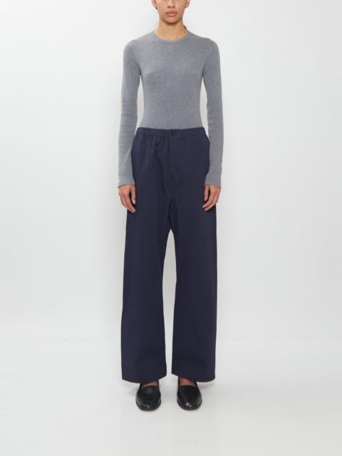 SOFIE D'HOORE Pinot Winter Cotton Pants — Dark Navy