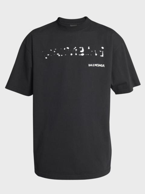 BALENCIAGA＊MIRROR BALENCIAGA INSIDE OUT 穴あきTシャツ＊送込 BALENCIAGA Mirror Balenciaga Inside Out T-Shirt Oversized