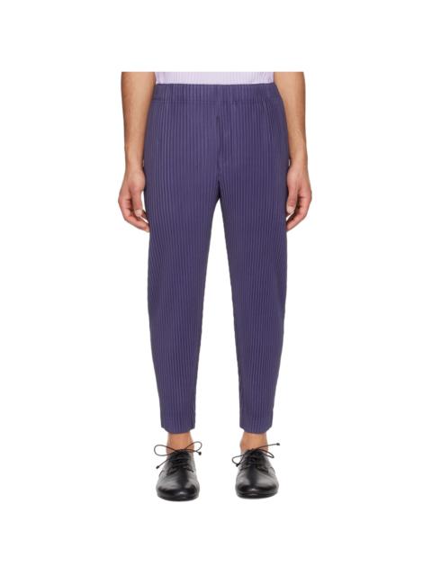 ISSEY MIYAKE Navy Monthly Color February Trousers