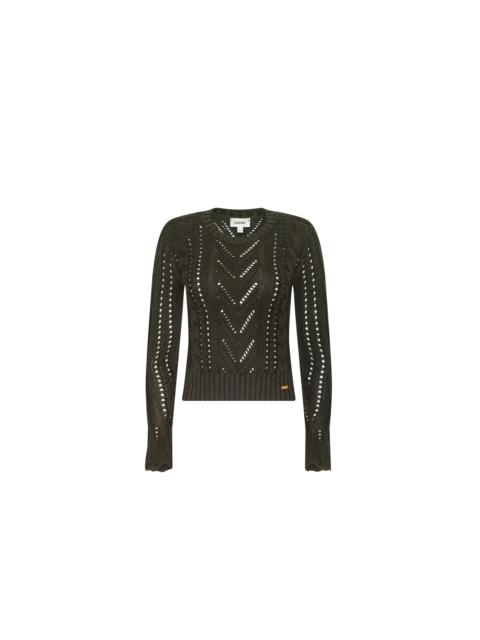 L'AGENCE Mio Cabled Pullover