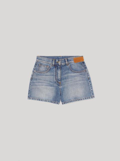 Palm Angels STAR DENIM SHORTS