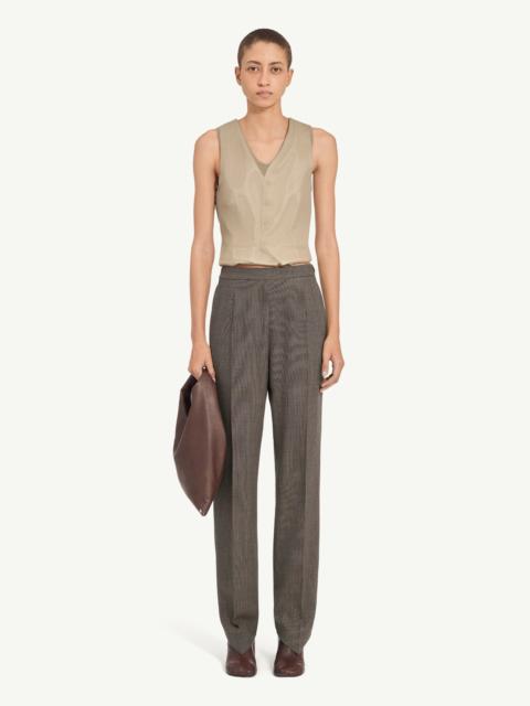 MM6 Maison Margiela Light tweed tailored trousers