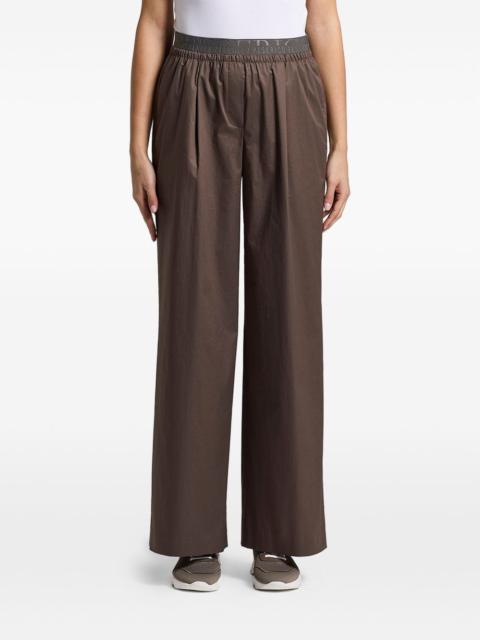 PESERICO logo-waistband trousers