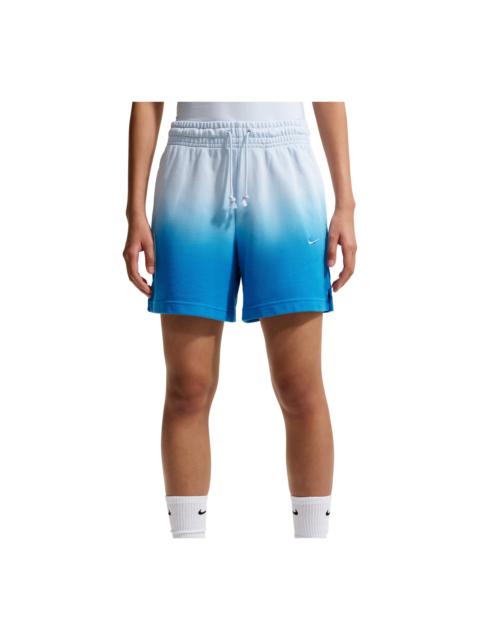 Nike (WMNS) Nike Sportswear Phoenix Fleece Mid-Waist Shorts 'Hydrogen Blue Light Photo Blue' IF7371-407