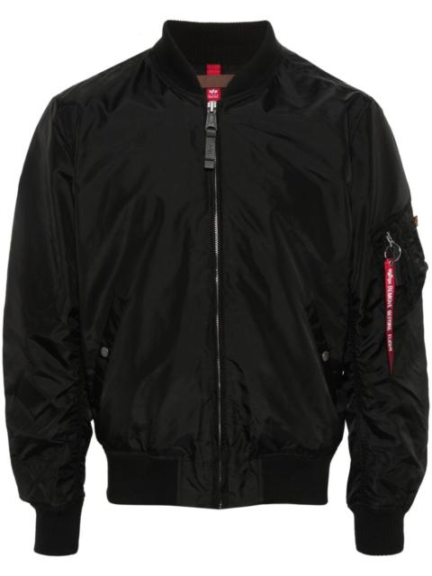 ALPHA INDUSTRIES zip-sleeve bomber jacket