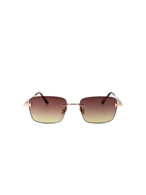 Jake rectangle-frame sunglasses