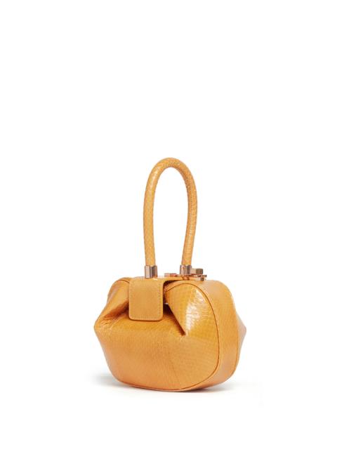 GABRIELA HEARST Demi Bag in Saffron Snakeskin