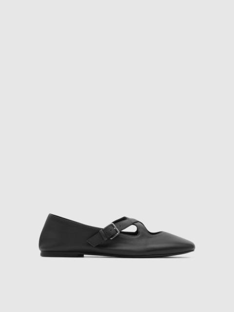 ST. AGNI Ballerina Flat - Black