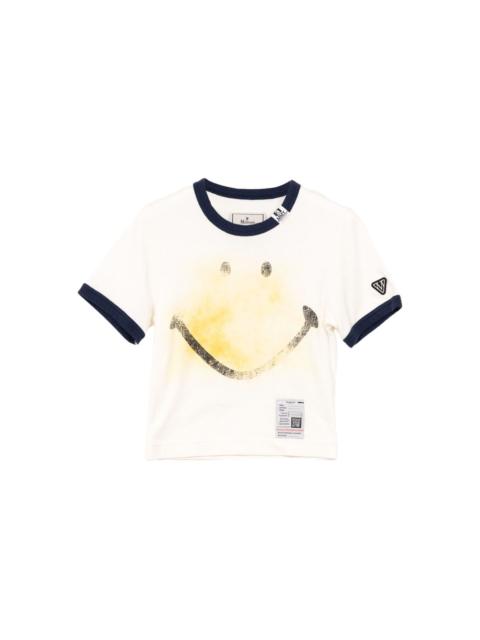 Maison MIHARAYASUHIRO smiley face-print T-shirt