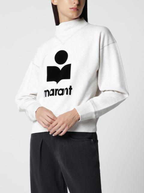 Isabel Marant Étoile Moby sweatshirt in écru cotton with logo