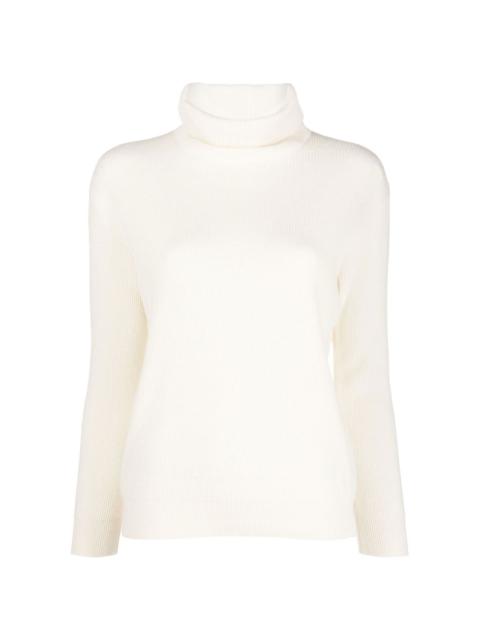 roll-neck cashmere jumper