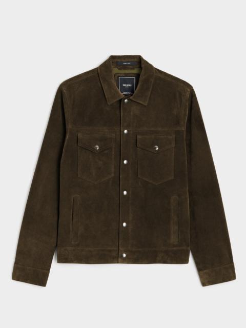 TODD SNYDER Italian Suede Dylan Jacket