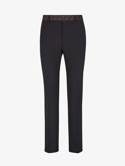 FENDI Black wool pants
