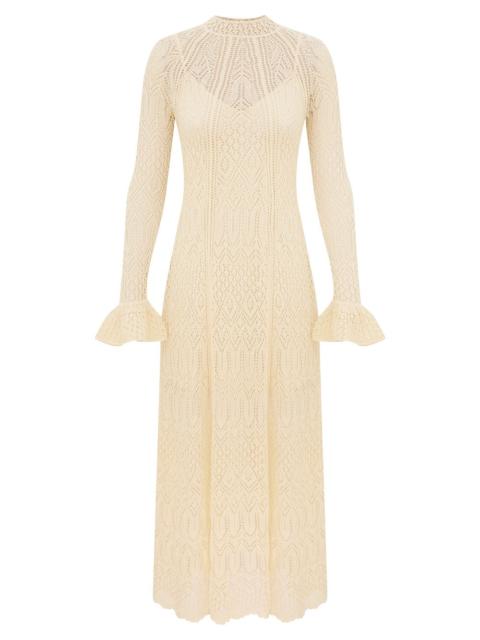 Zimmermann FAIRLIGHT POINTELLE MIDI DRESS
