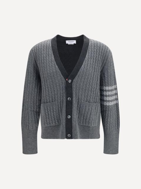 Thom Browne Virgin wool V-neck Cardigan