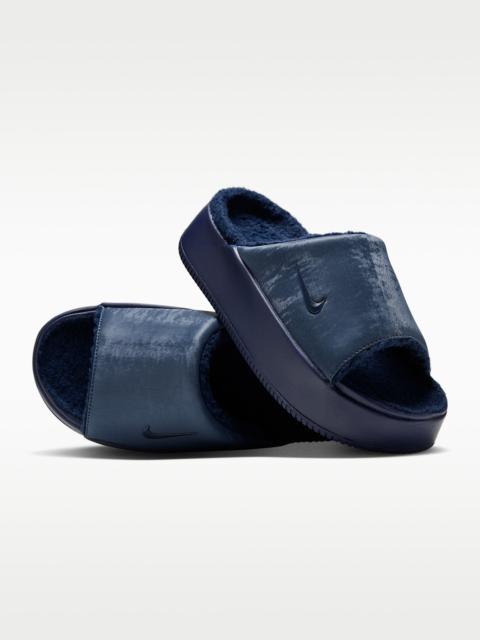 Nike Nike Calm Elevation SE Faux Fur Women's Slides