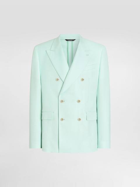 Dolce & Gabbana Sicilia light double-breasted viscose jacket
