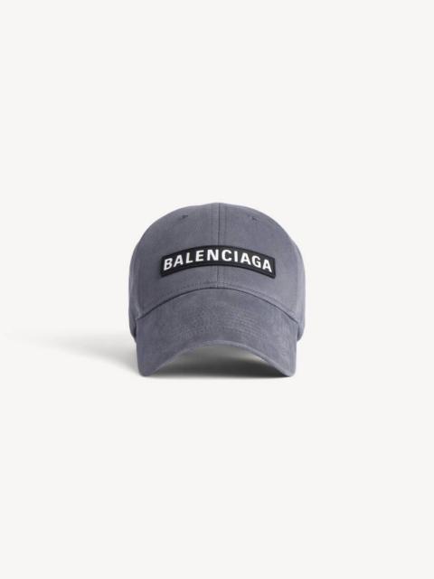 BALENCIAGA Men's Patch Cap in Grey