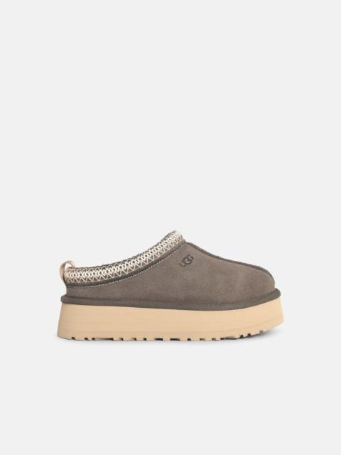 UGG 'TAZZ II' GREY SUEDE SLIPPERS