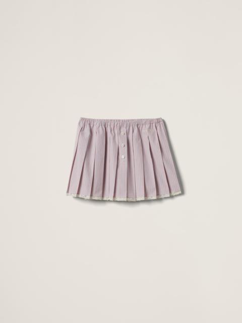 Miu Miu Cotton miniskirt