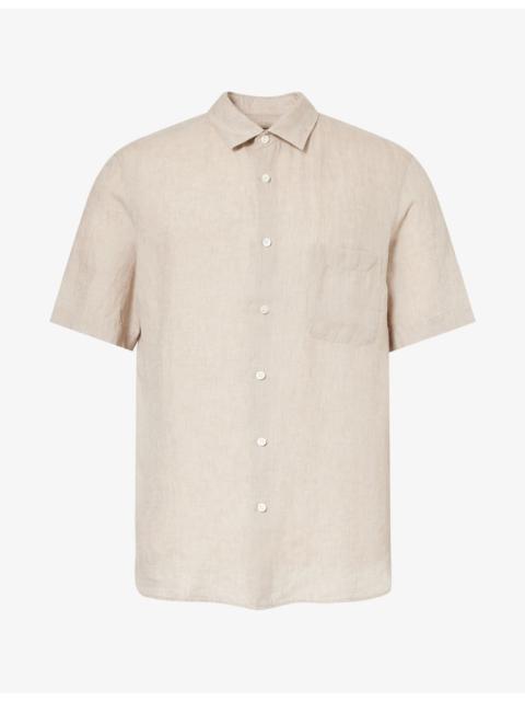 Sunspel Regular-Fit Short-Sleeve Linen Shirt