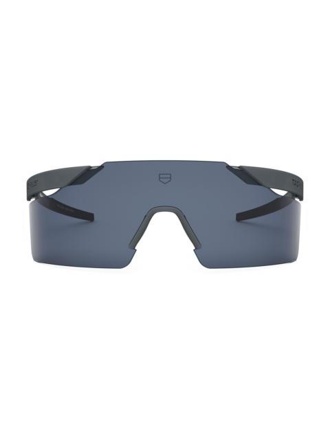 TAG Heuer Men's 56MM Shield Sunglasses - Grey Blue