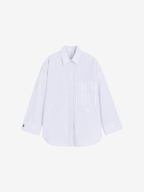 BY MALENE BIRGER By Malene Birger Derris Shirt - White/Black Mix Stripe