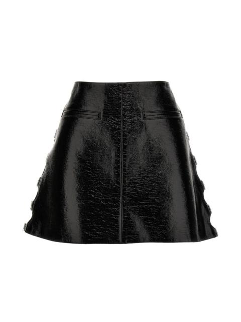 courrèges Vinyl miniskirt