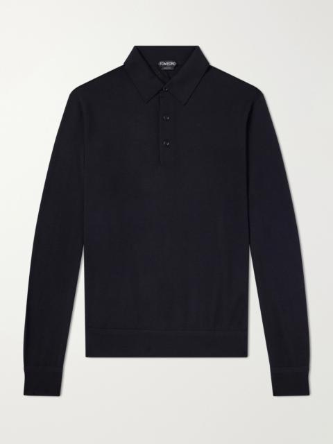 TOM FORD Cashmere and Silk Blend Polo Shirt