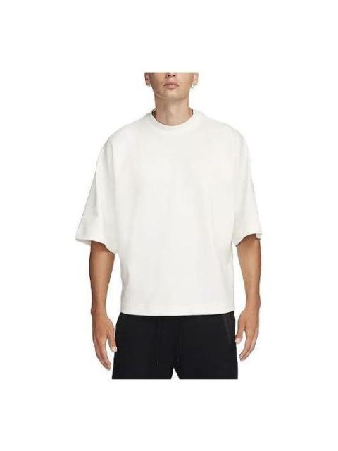 Nike Nike Sportswear Tech Fleece Reimagined Oversized T-shirt Asia Sizing 'White' FB8166-133