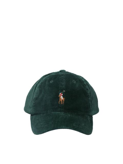 Polo Ralph Lauren logo-embroidered corduroy cap