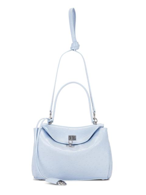BALENCIAGA Rodeo Small Ostrich Top Handle Bag