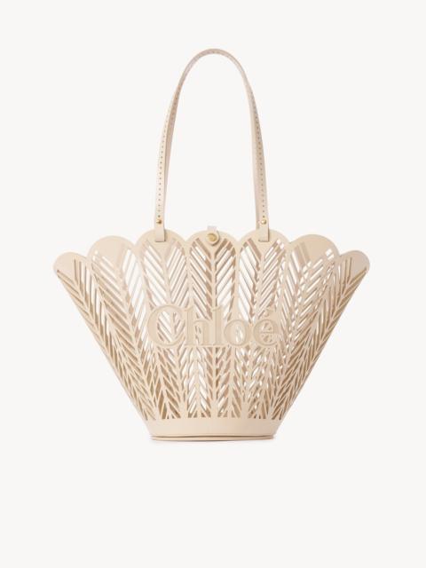 Chloé CHLOÉ SOLEIL BASKET BAG IN PATENT CALFSKIN
