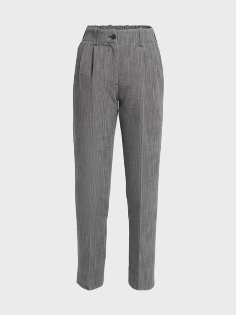 Golden Goose Journey Tapered High-Rise Wool-Blend Pants