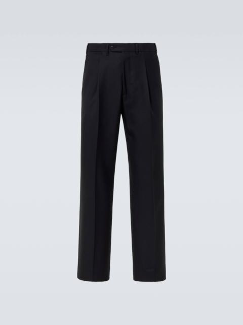 SAMAN AMEL Amo wool straight-leg pants