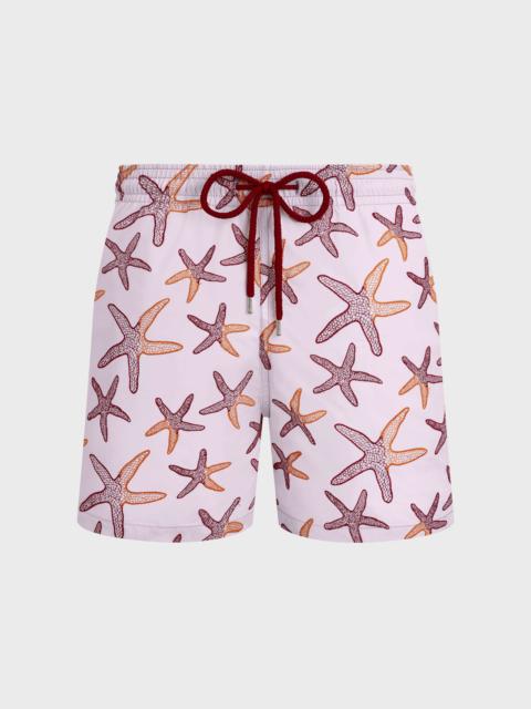 Vilebrequin MEN SWIM SHORTS EMBROIDERED STARLETTES- LIMITED EDITION