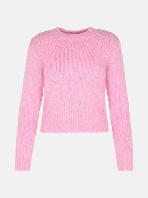 'KALO' PINK ALPACA BLEND SWEATER