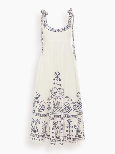 ALÉMAIS Leela Ballet Sundress in Cream
