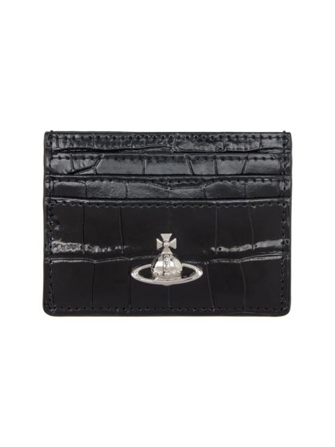 Vivienne Westwood Black Flat Card Holder