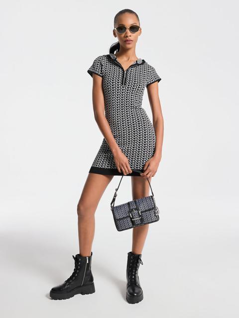 MICHAEL KORS MK2000 Logo Jacquard Hoodie Dress