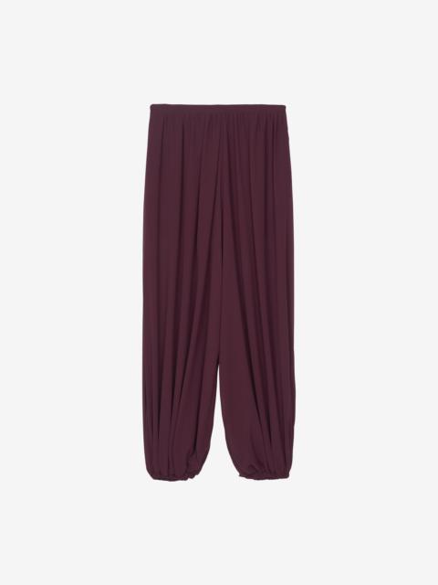 The Frankie Shop Solrae Fluid Balloon Pants - Burgundy