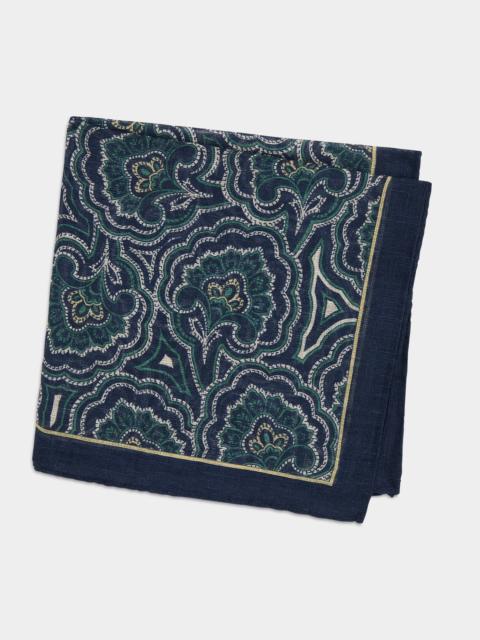 TODD SNYDER Italian Paisley Pocket Square