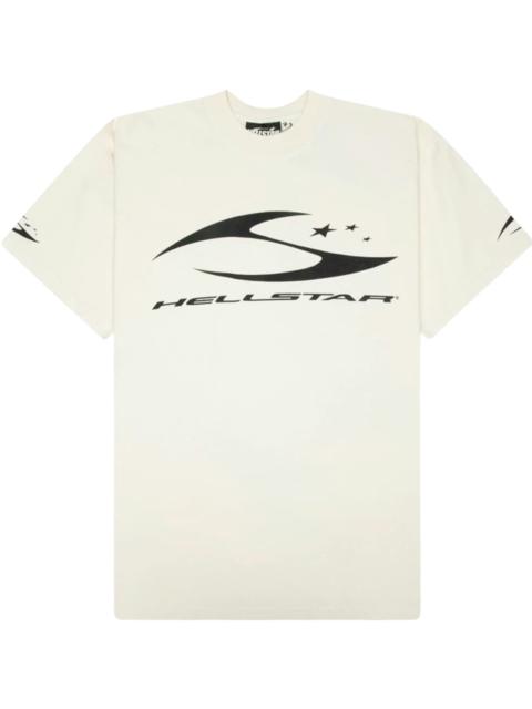 HELLSTAR H Cursive Logo T-Shirt "White" HSR254