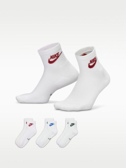 Nike Nike Everyday Elevated Ankle Socks (3 Pairs)