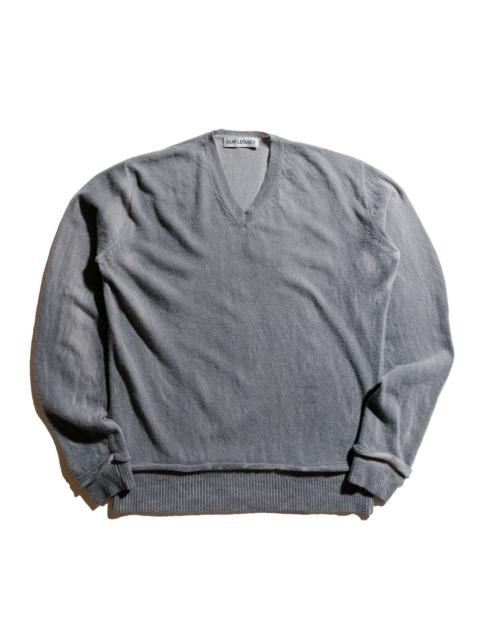 Our Legacy Parallel V-Neck Grey Spray Dye Cherub Wool