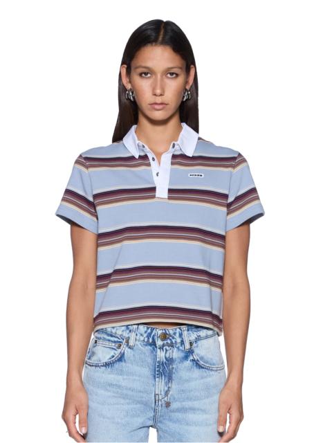 Ksubi SOTT SHRUNKEN POLO MULTI STRIPE