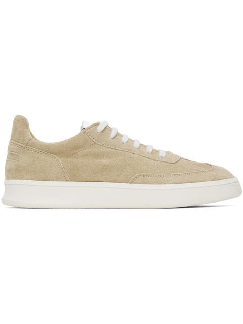 Spalwart Beige Smash Low Suede Sneakers
