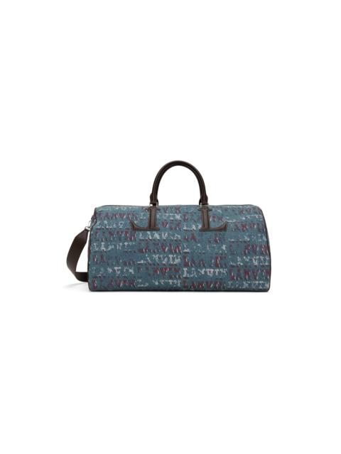 Lanvin Blue Future Edition Denim Travel Bag