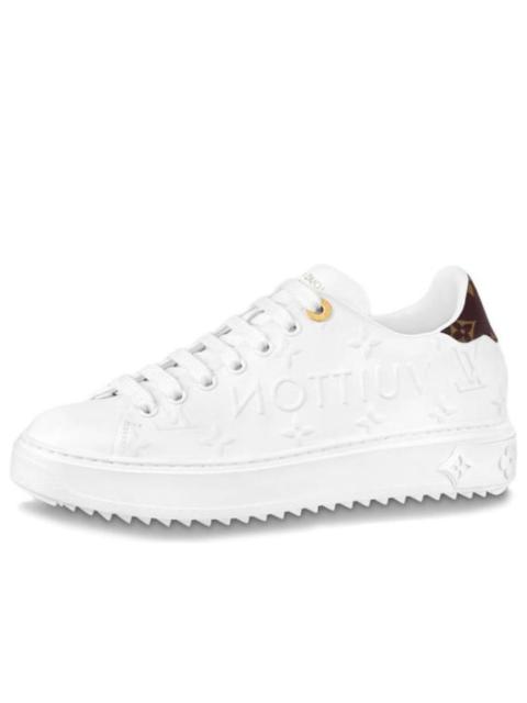 Louis Vuitton (WMNS) LOUIS VUITTON Time Out Trainers 'White Logo with Monogram' 1AAP6D
